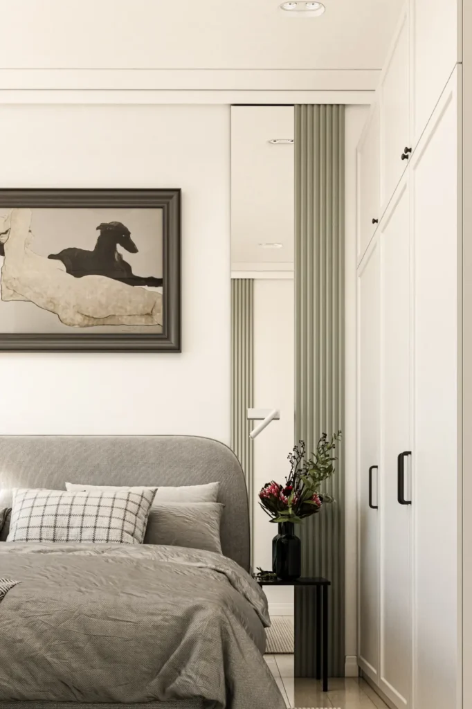 bedroom showcasing Gaudi Coving products