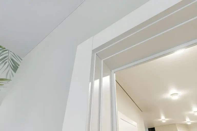 architrave on uneven wall