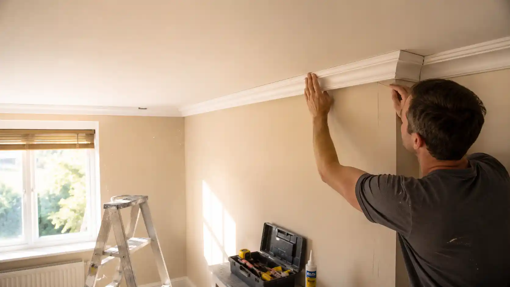 How to Fix Coving to the Ceiling